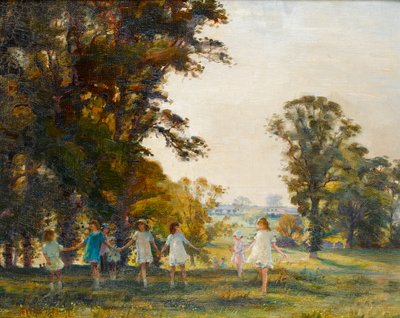 Children Playing by Walter Bonner Gash